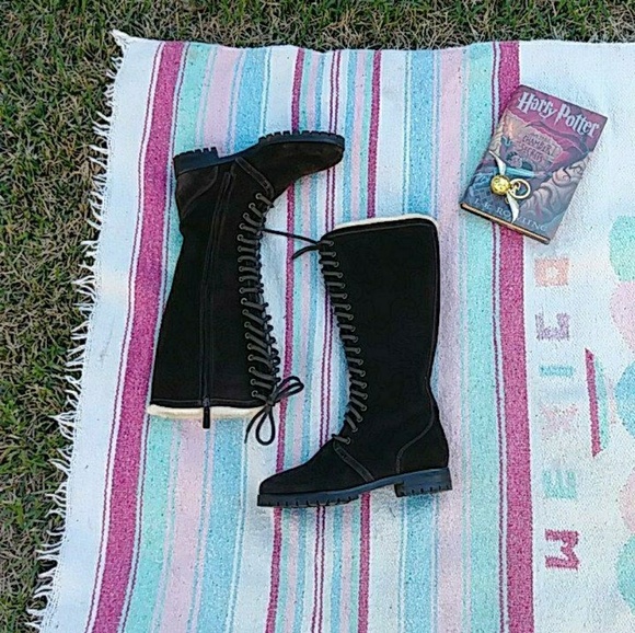 Cole Haan Shoes - Cole Haan Suede Knee High Boots